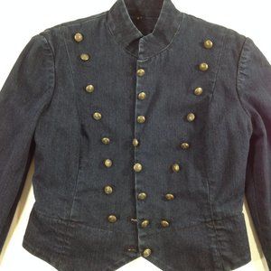 Ralph Lauren Sz 2 Black Label Blue Jean Jacket